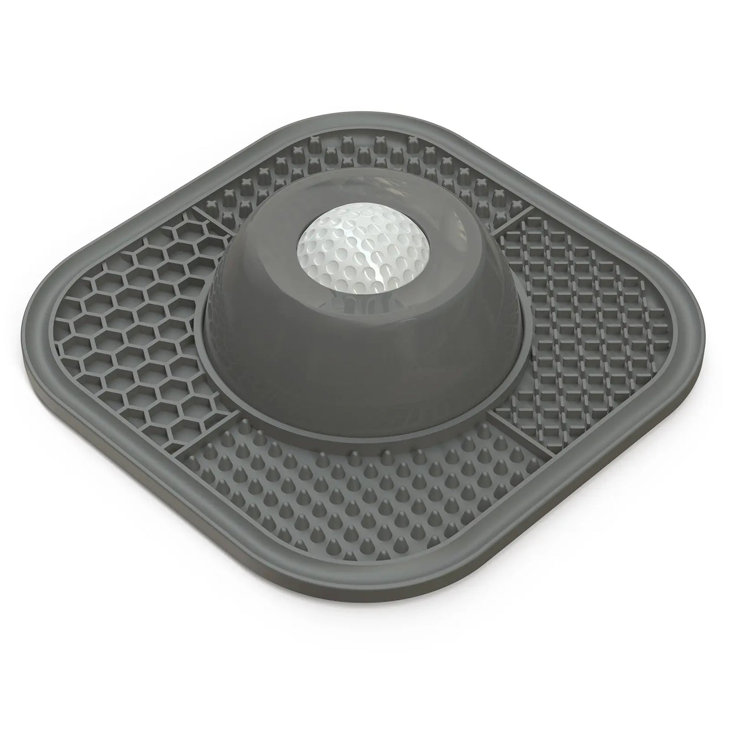 PLOSIF Slow Feeder Dog Bowl for Liquid Treats, Anti-Slip Design with Entertained Ball-In Feature, Bone Broth Lick Bowl, 3/4 Cup Capacity for Yogurt, Ideal for Large, Medium, and Small Breeds, Dietary Supplement and Post-Operative Nutrition