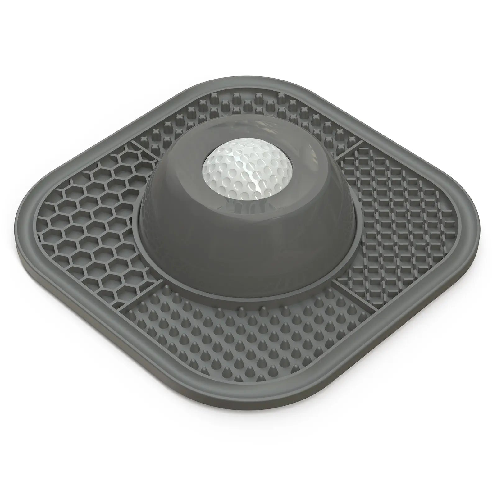 PLOSIF Slow Feeder Dog Bowl for Liquid Treats, Anti-Slip Design with Entertained Ball-In Feature, Bone Broth Lick Bowl, 3/4 Cup Capacity for Yogurt, Ideal for Large, Medium, and Small Breeds, Dietary Supplement and Post-Operative Nutrition
