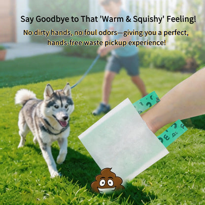 Premium Double-Layer Dog Waste Bags with Integrated Paper Towels, Value Pack of 50, Durable and Eco-Friendly Leak-Proof Solution for Pet Waste Management During Walks, Travel, and Home Use