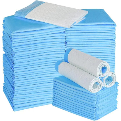Disposable Training Pads for Pets - 100 Count Waterproof Super Absorbent 13” x 18” Pee Pads for Dogs, Cats, Rabbits, and Guinea Pigs with Odour Locking Technology