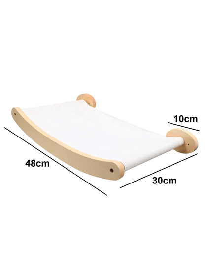 3-Piece Wall-Mounted Cat Climbing Set Cat Tree &Cat Hammock &Cat Ladder Cat Wall Mounted Furniture for Sleeping Playing Rest Kitten Home