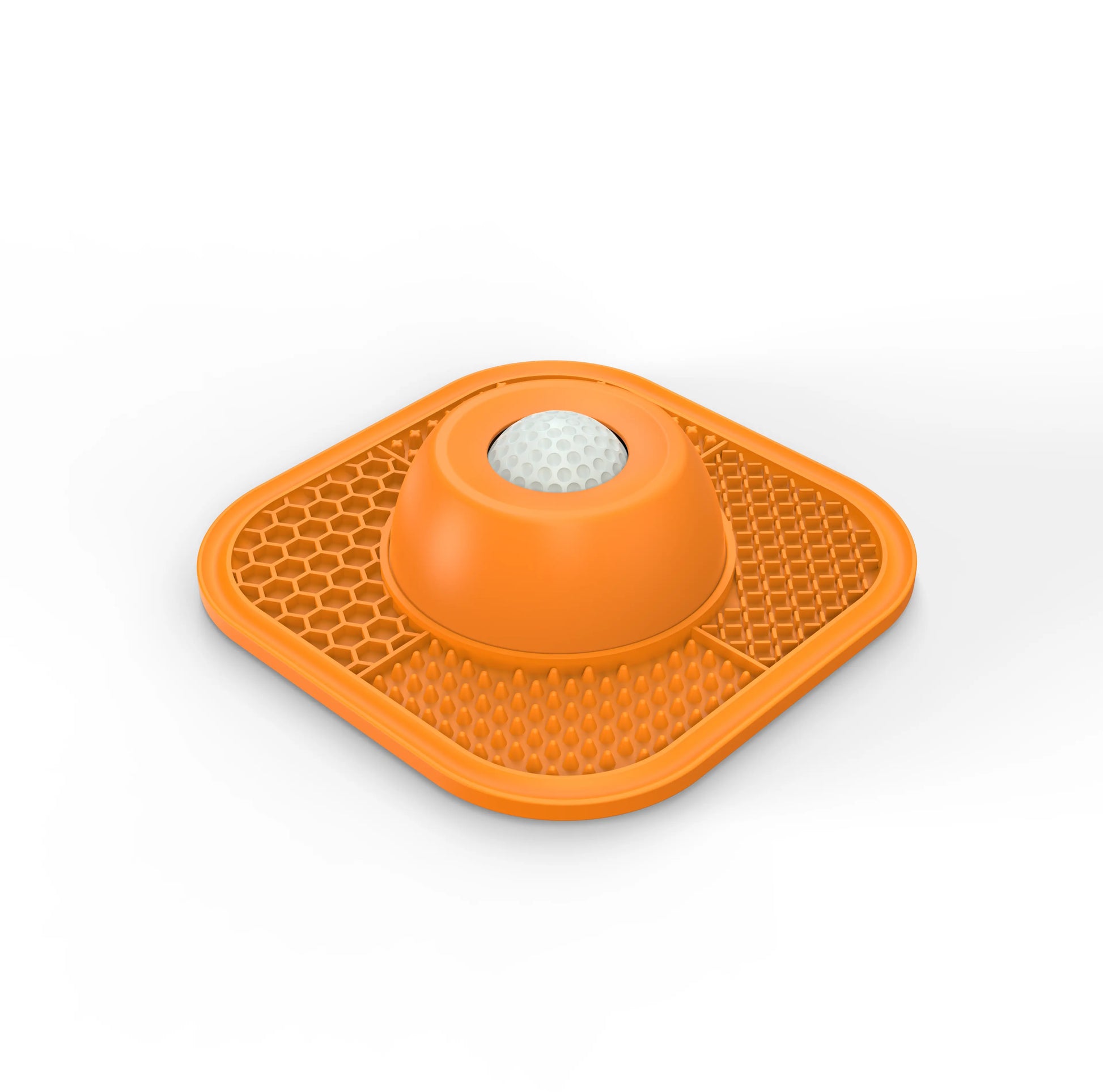 PLOSIF Slow Feeder Dog Bowl for Liquid Treats, Anti-Slip Design with Entertained Ball-In Feature, Bone Broth Lick Bowl, 3/4 Cup Capacity for Yogurt, Ideal for Large, Medium, and Small Breeds, Dietary Supplement and Post-Operative Nutrition