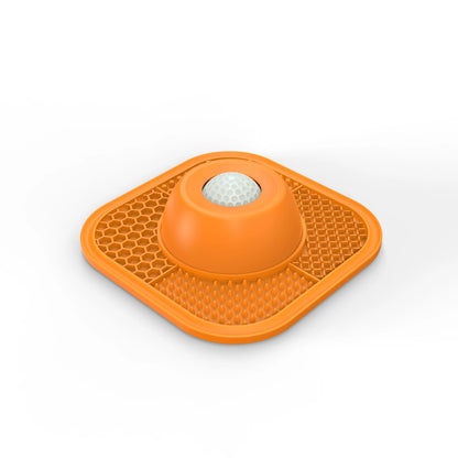 PLOSIF Slow Feeder Dog Bowl for Liquid Treats, Anti-Slip Design with Entertained Ball-In Feature, Bone Broth Lick Bowl, 3/4 Cup Capacity for Yogurt, Ideal for Large, Medium, and Small Breeds, Dietary Supplement and Post-Operative Nutrition
